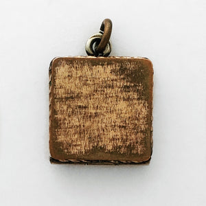 Square Floral Locket