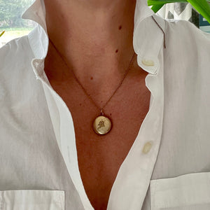 Old English "M" Antique Locket