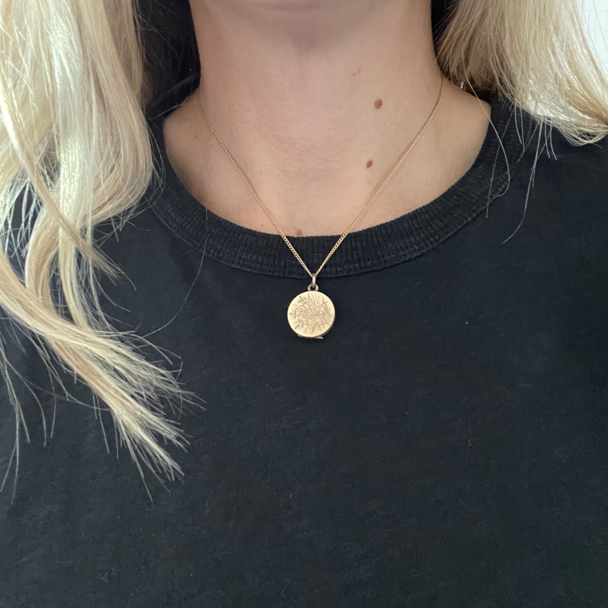 Victorian Swallow Antique Locket