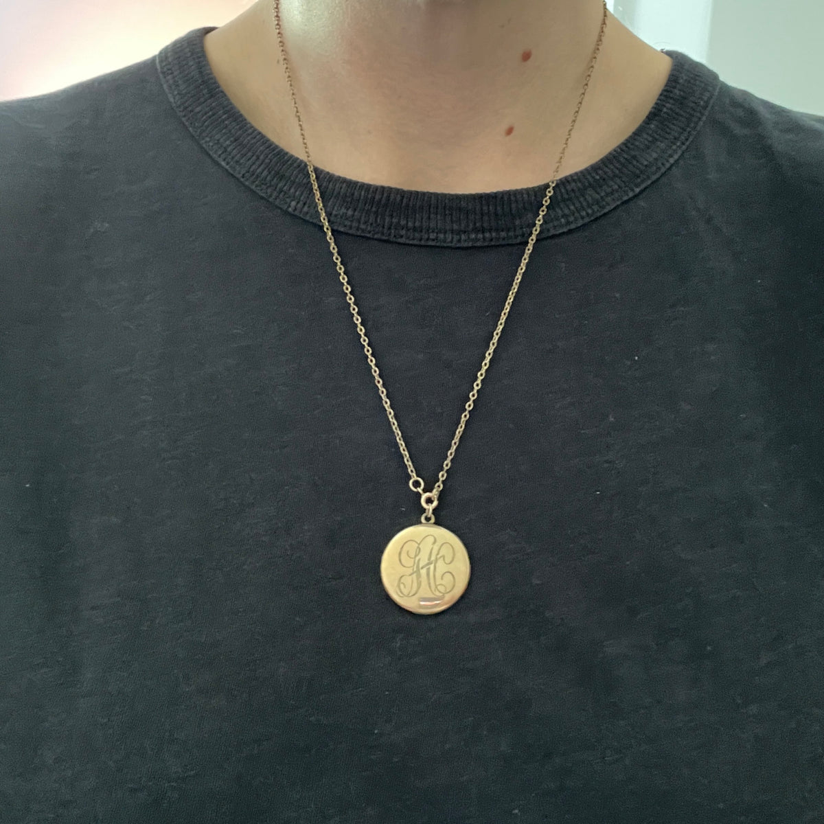 Initial Antique Locket