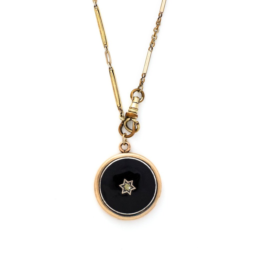 Enamel Star Locket