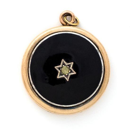 Enamel Star Locket