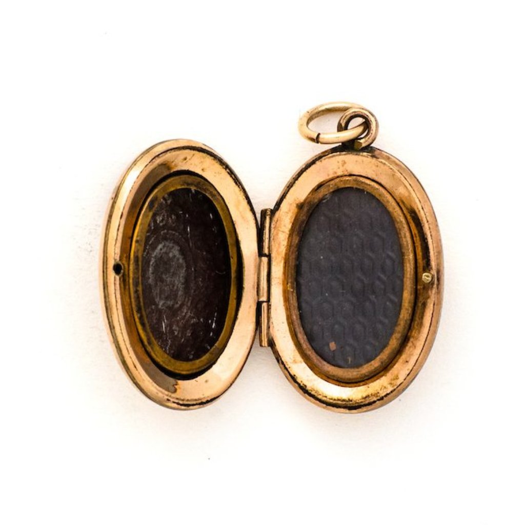 Turquoise French Enamel Locket