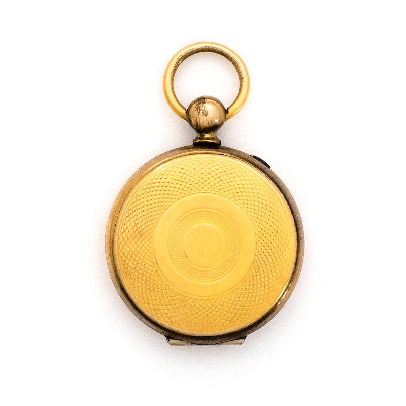 Tintype Pocket Watch Locket
