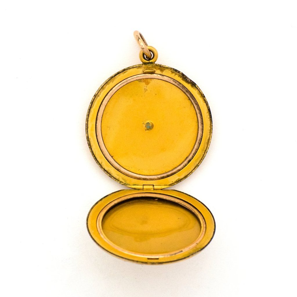 Opal Starburst Locket