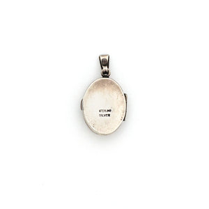 Tri-Metal Floral Locket