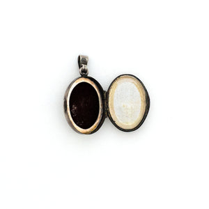 Tri-Metal Floral Locket