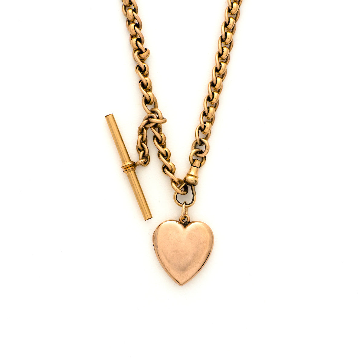 Solid 10k Rose Gold Heart Locket