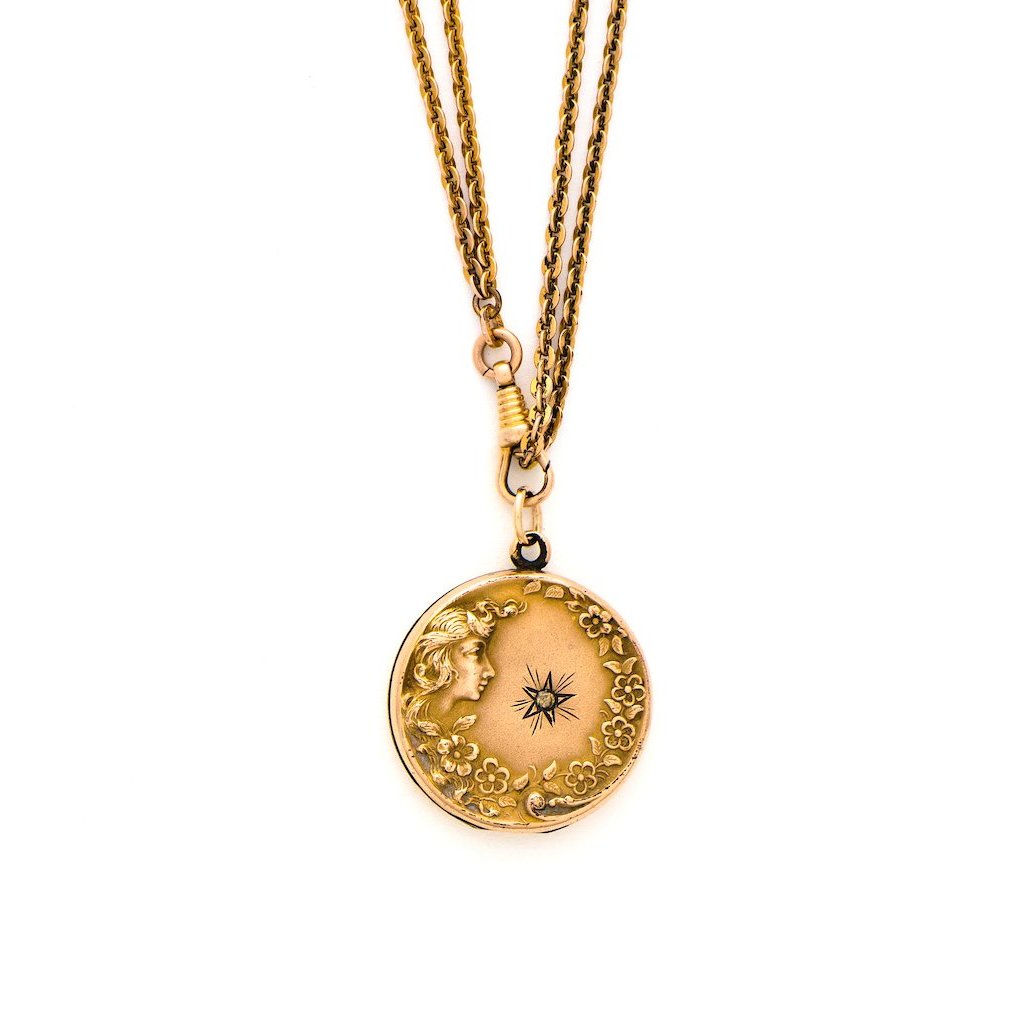 Woman in the Moon Locket