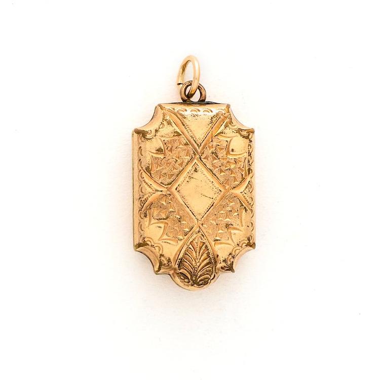 Turquoise Enamel Locket