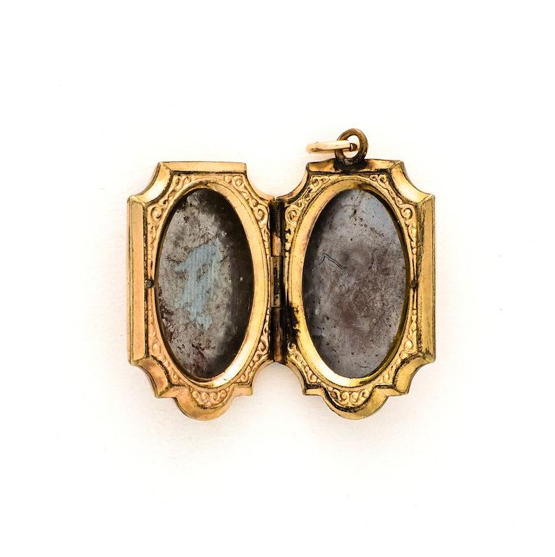 Turquoise Enamel Locket