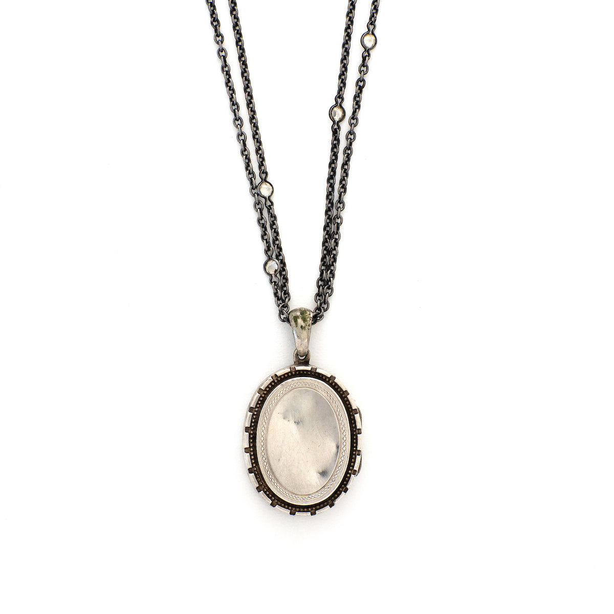 Classic Silver Oval Locket