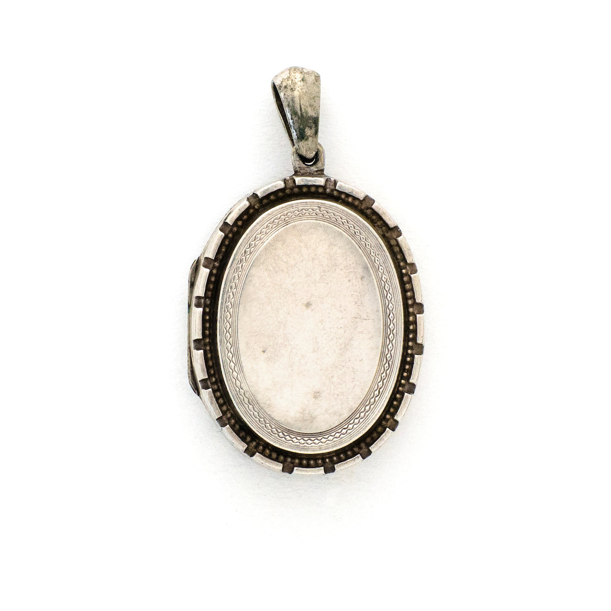 Classic Silver Oval Locket