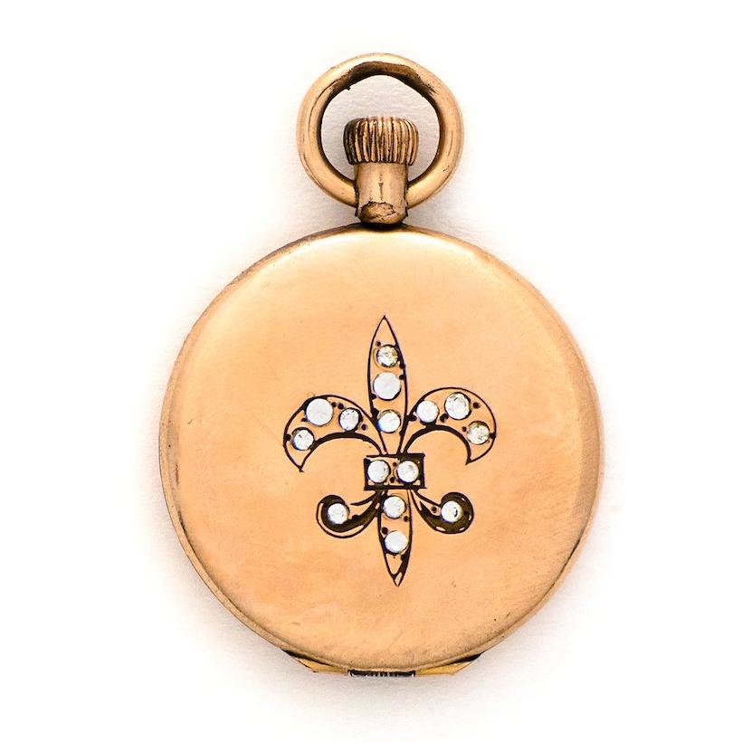 Fleur-de-lis Watch Locket