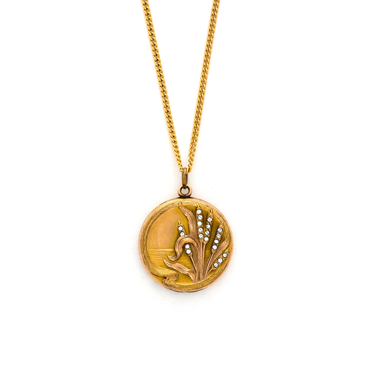 Cattail Locket