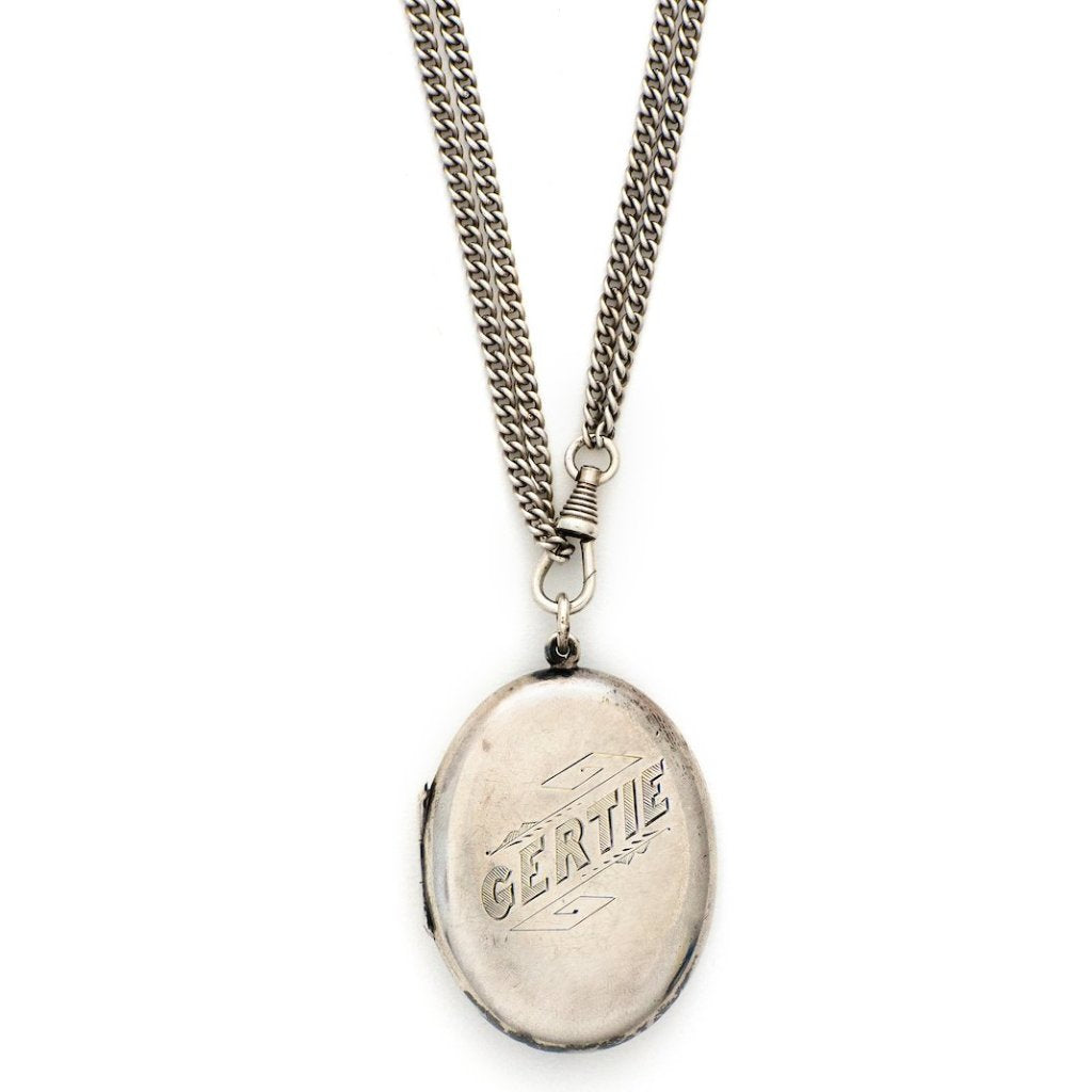 Edith & Gertie Silver Locket