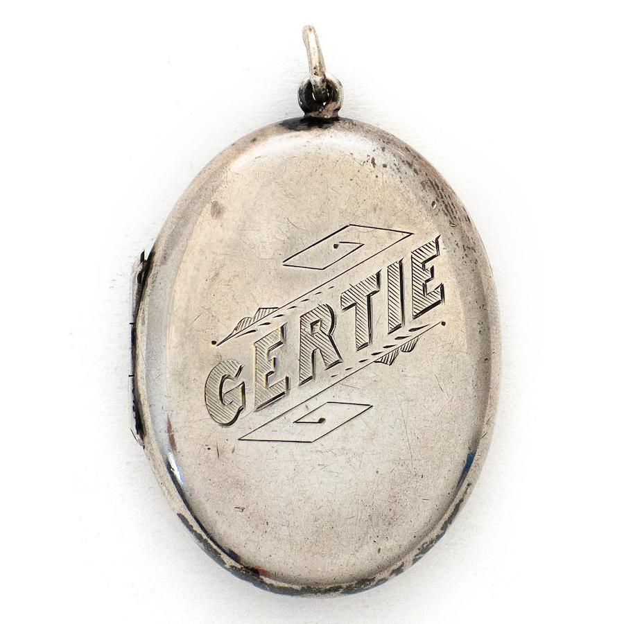 Edith & Gertie Silver Locket