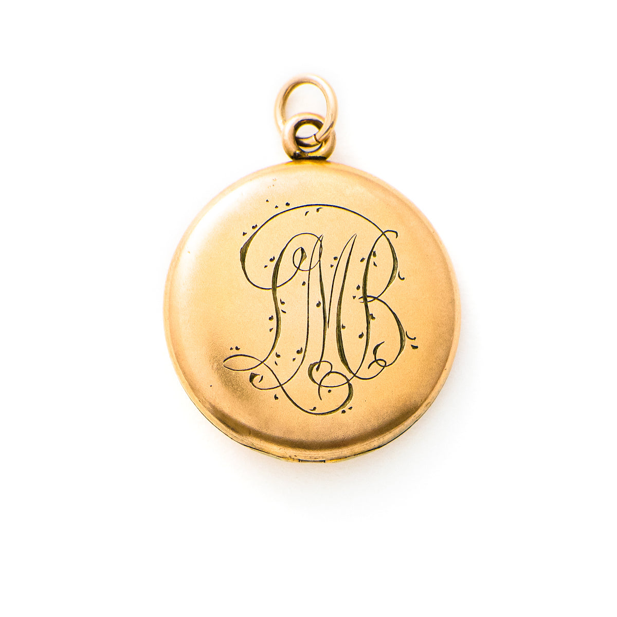 Single Stone Round Locket