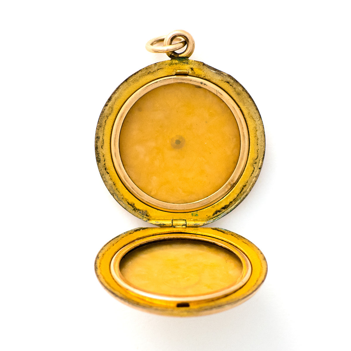 Single Stone Round Locket