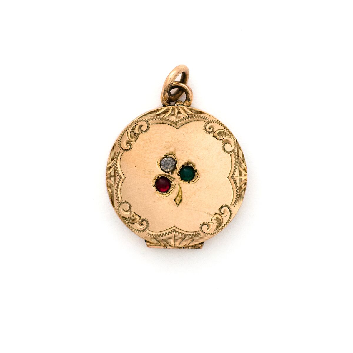 Three Leaf Clover Locket