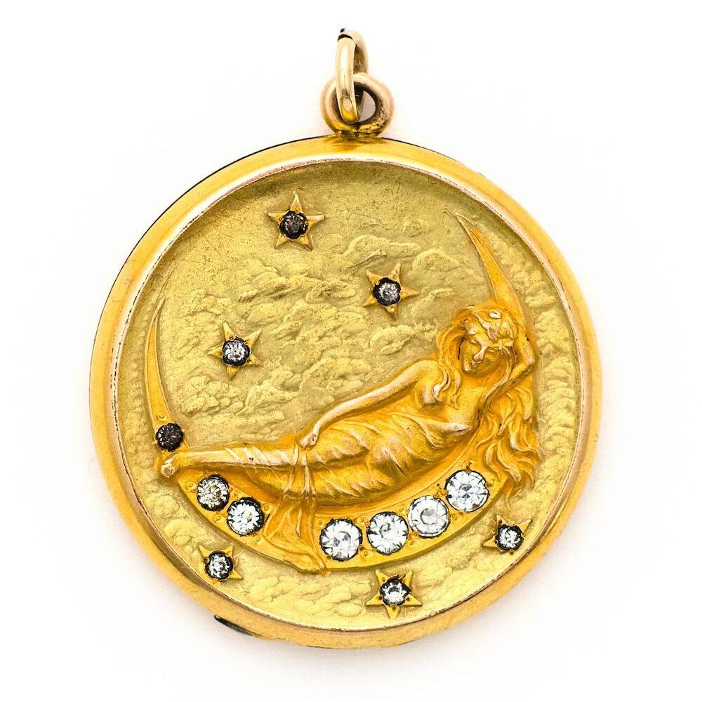 Lady of the Moon Locket