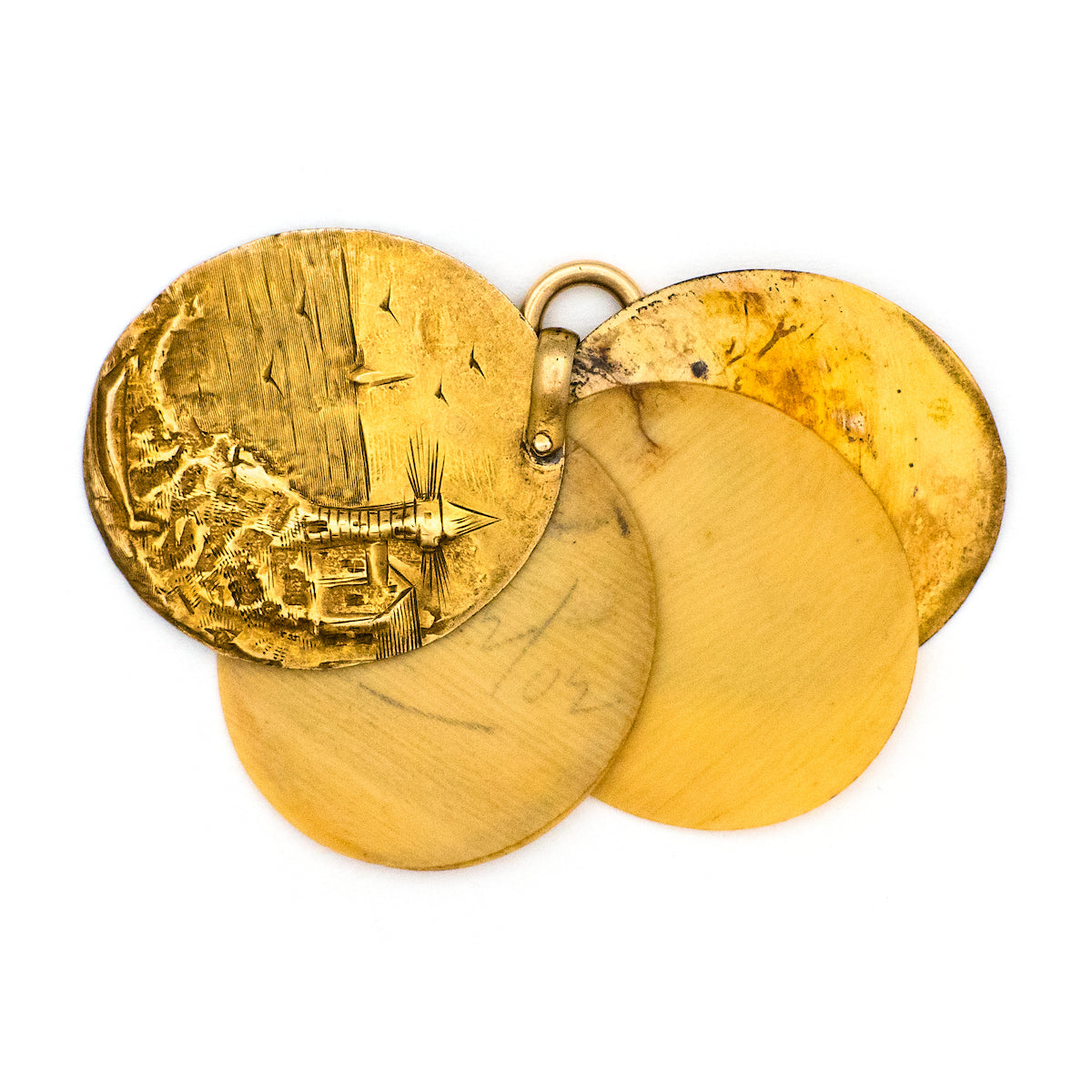 Victorian Lighthouse Dance Card Charm