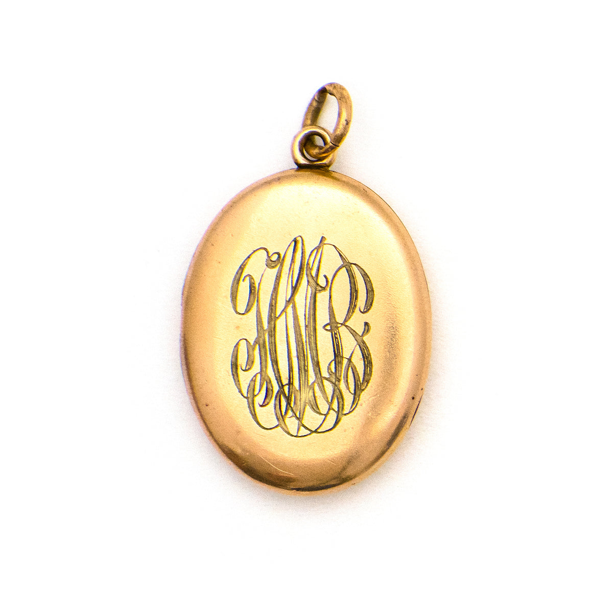 Ornate Oval Cross Locket