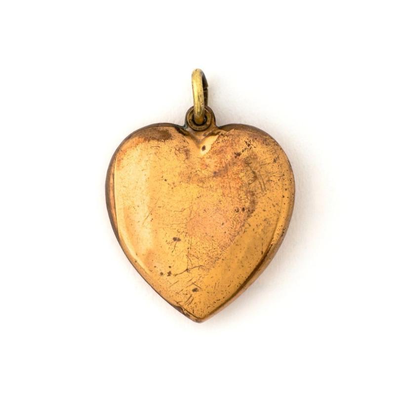 Turquoise Starburst Heart Locket