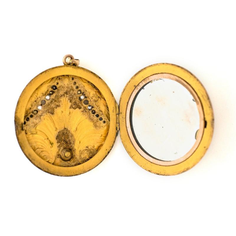 Belle Epoque Pearl and Opal Floral Locket