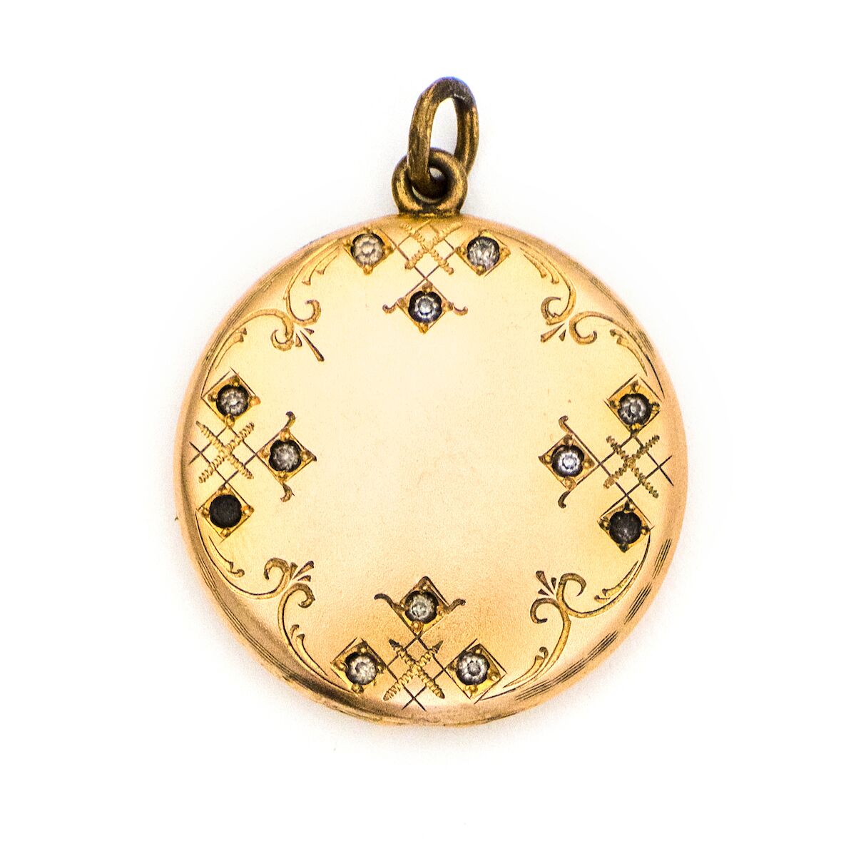 Tiny Checkerboards Locket