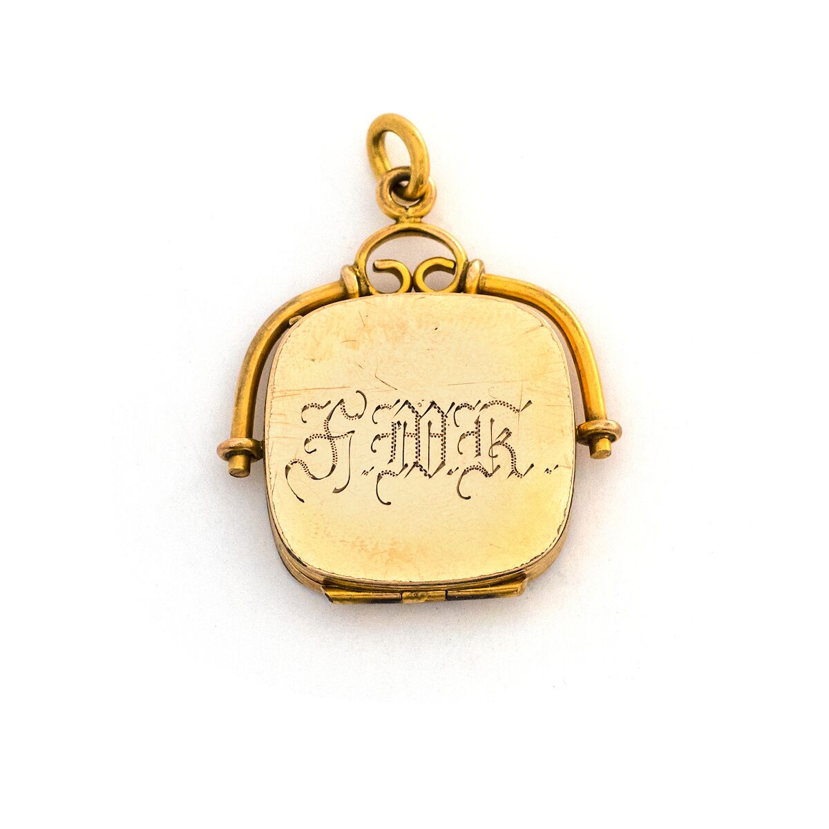 Red & White Feather Locket