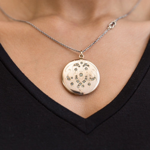 Large Round Chandelier Locket