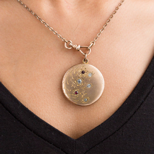 Garden Party Victorian Locket