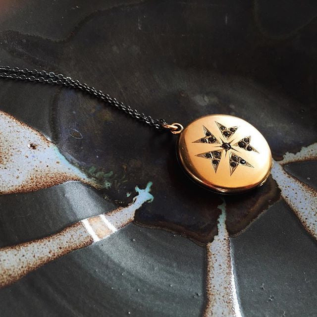Floral Starburst Locket