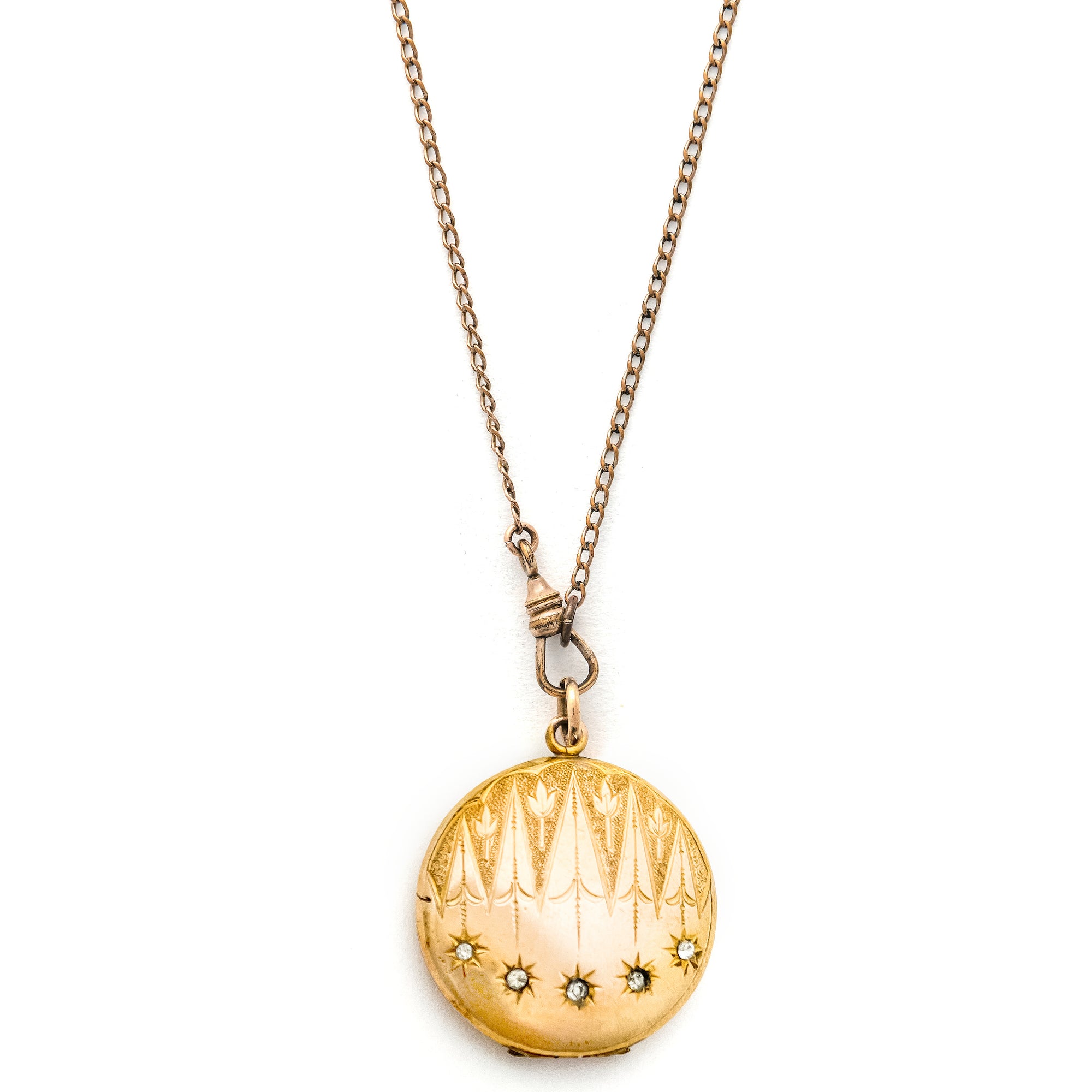 Starburst Chandelier Antique Locket