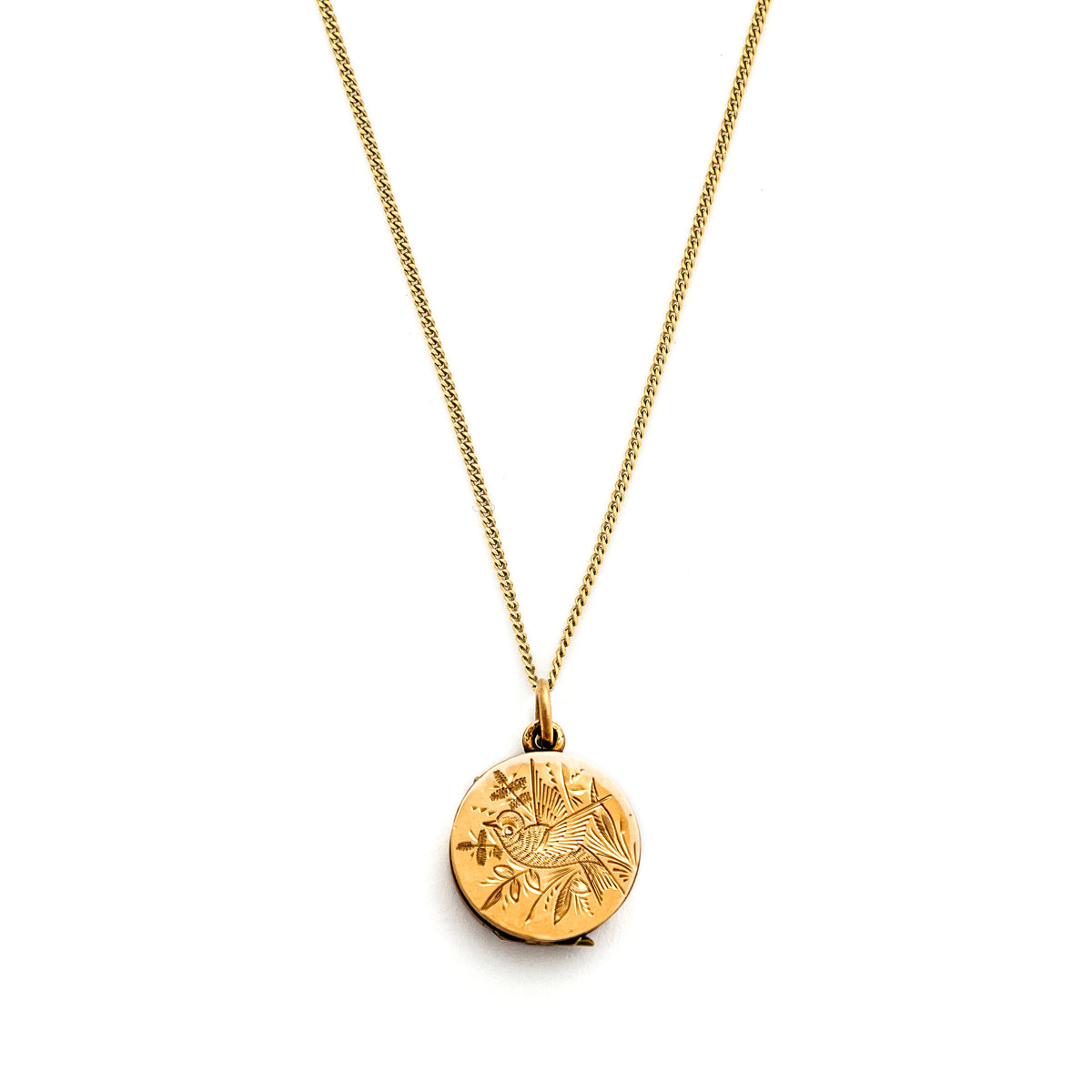 Victorian Swallow Antique Locket