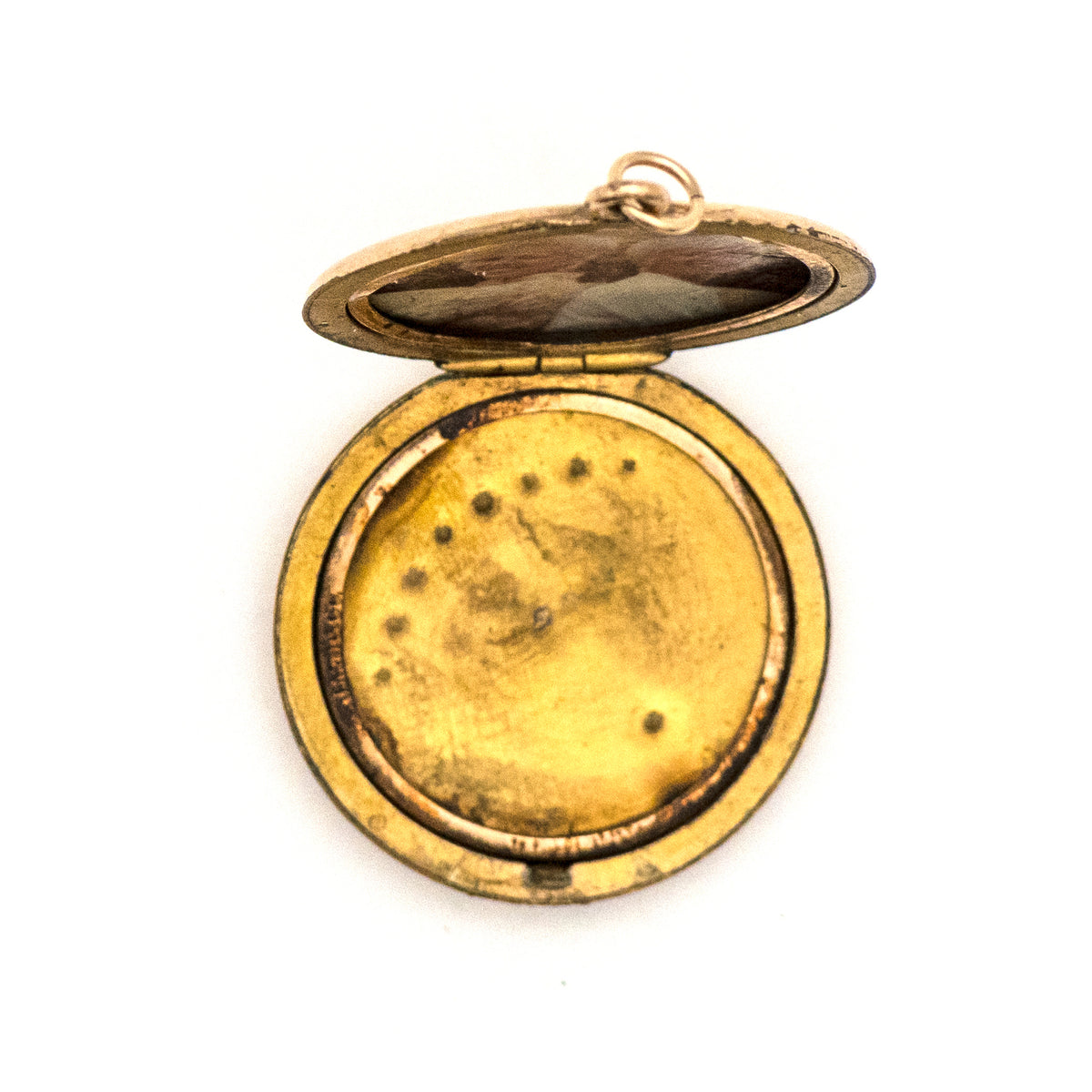 Pearl Crescent Moon & Starburst Locket