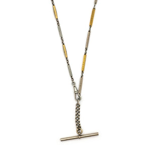 Sterling Silver Gold Fill Bar Link Chain