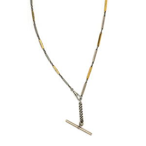 Sterling Silver Gold Fill Bar Link Chain