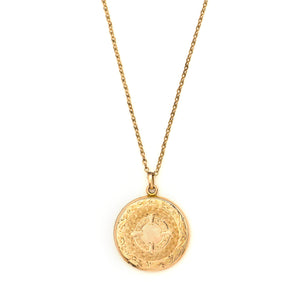 Larger Double Wreath Coin Locket