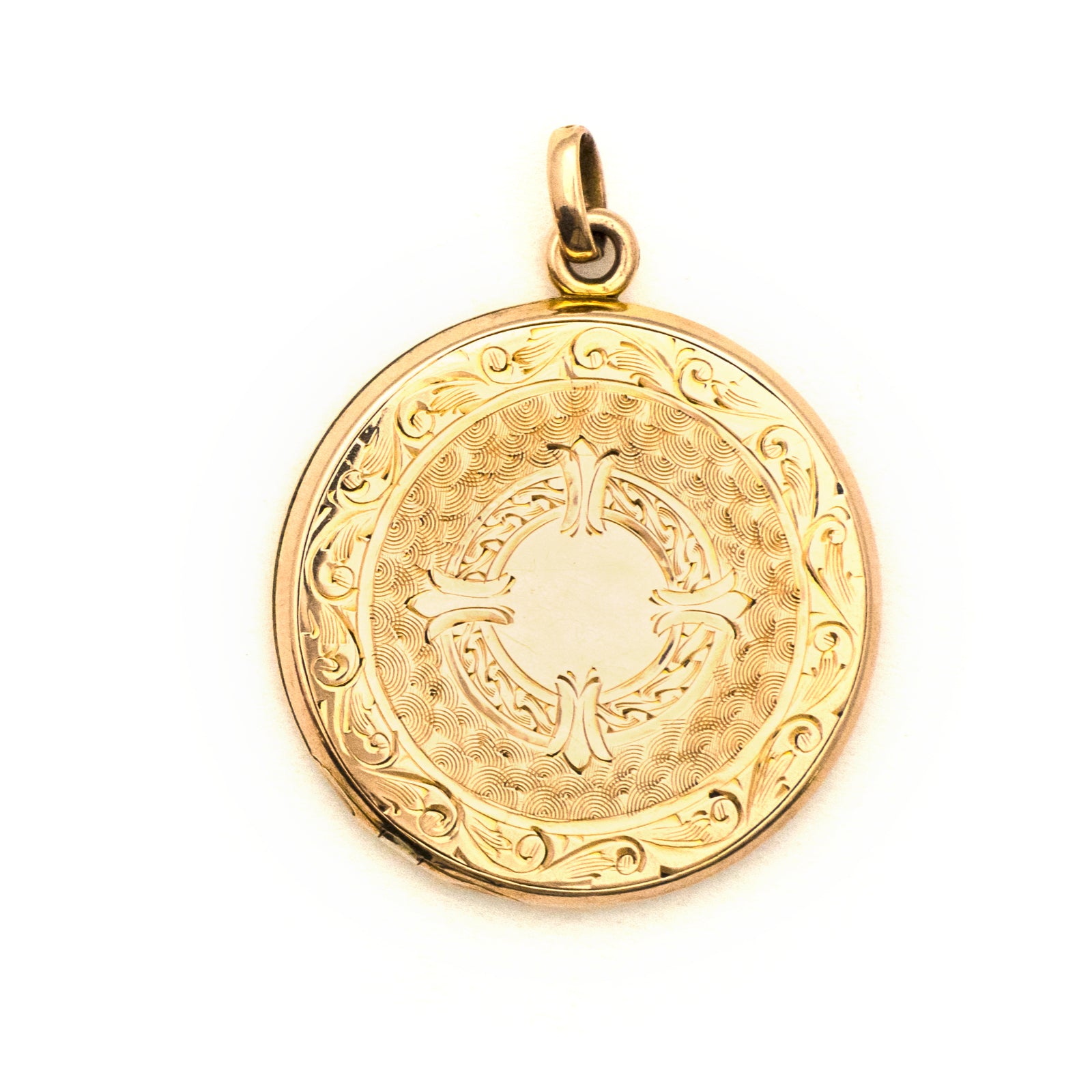Larger Double Wreath Coin Locket