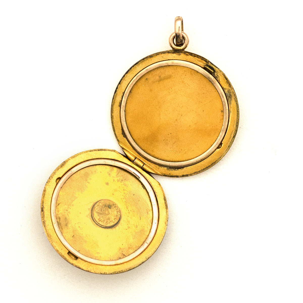 Larger Double Wreath Coin Locket