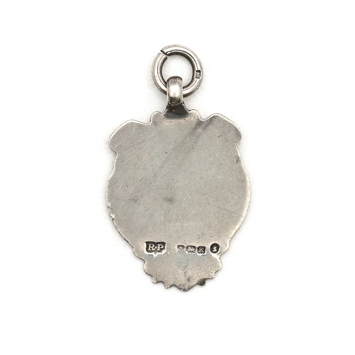 Antique English Sterling Silver Shield Charm