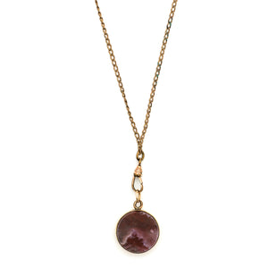 Antique Red Agate Charm