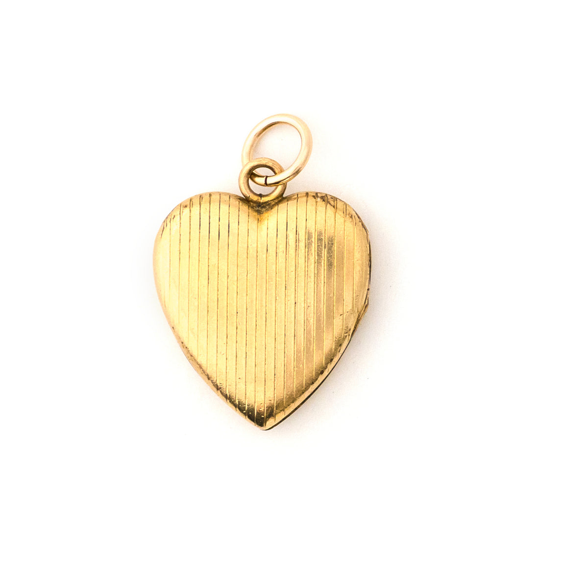 Pinstripe Heart Locket