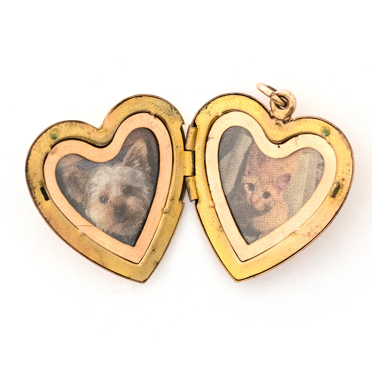 Floral Shield Heart Locket