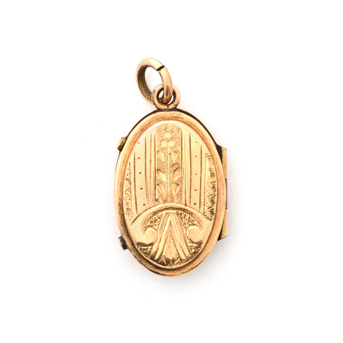 Lily of the Valley Enamel Locket