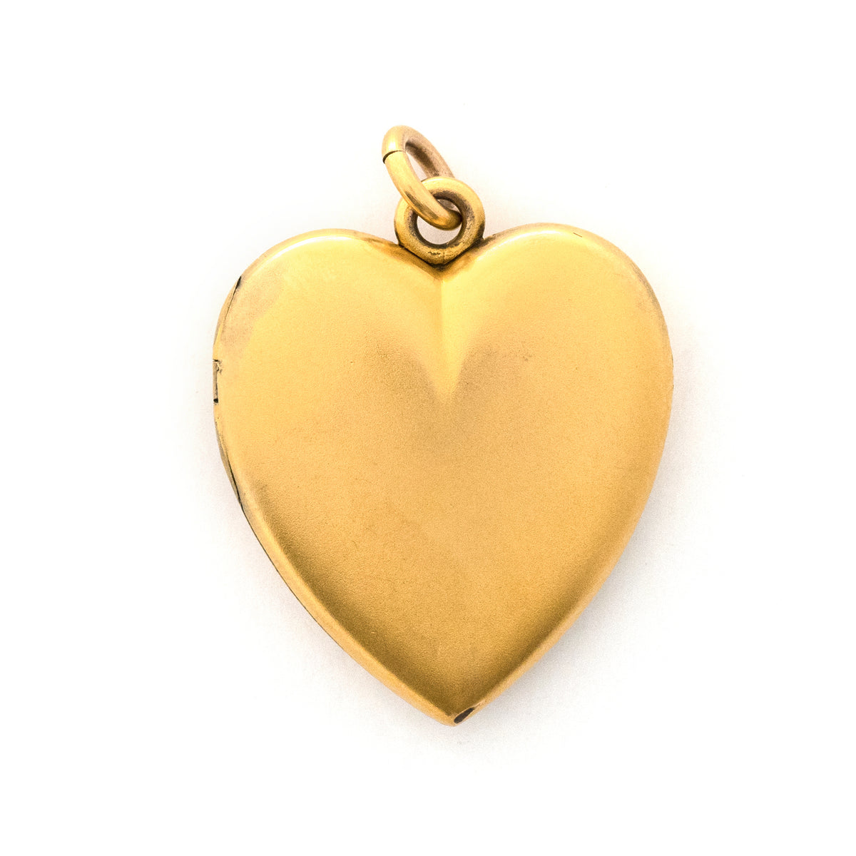 Matte Fleur-De-Lis Heart Locket