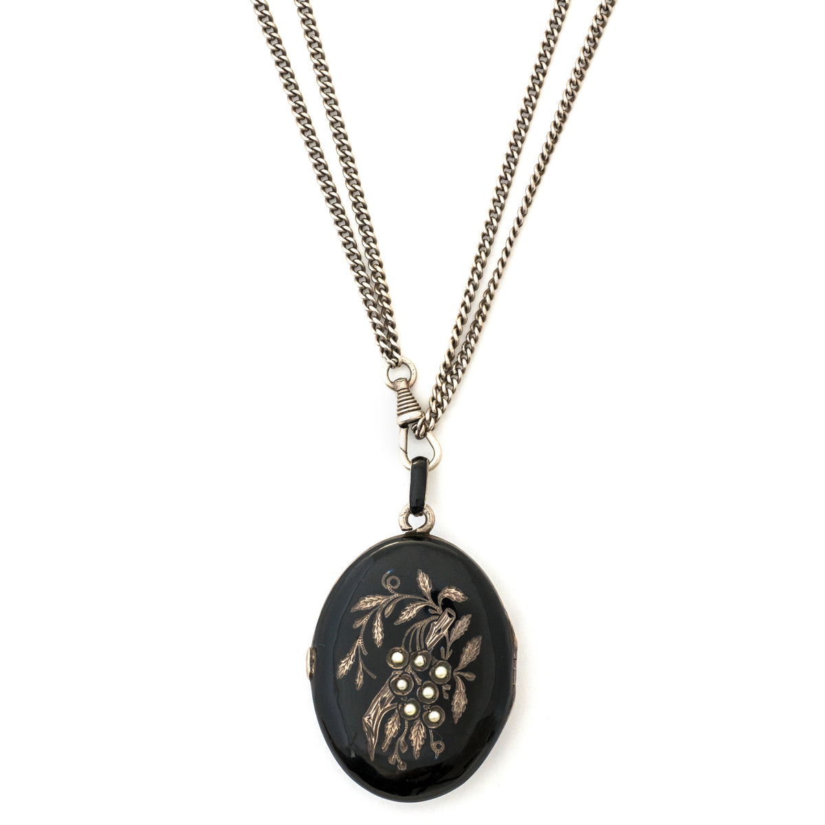 Cherry Tree Enamel Locket