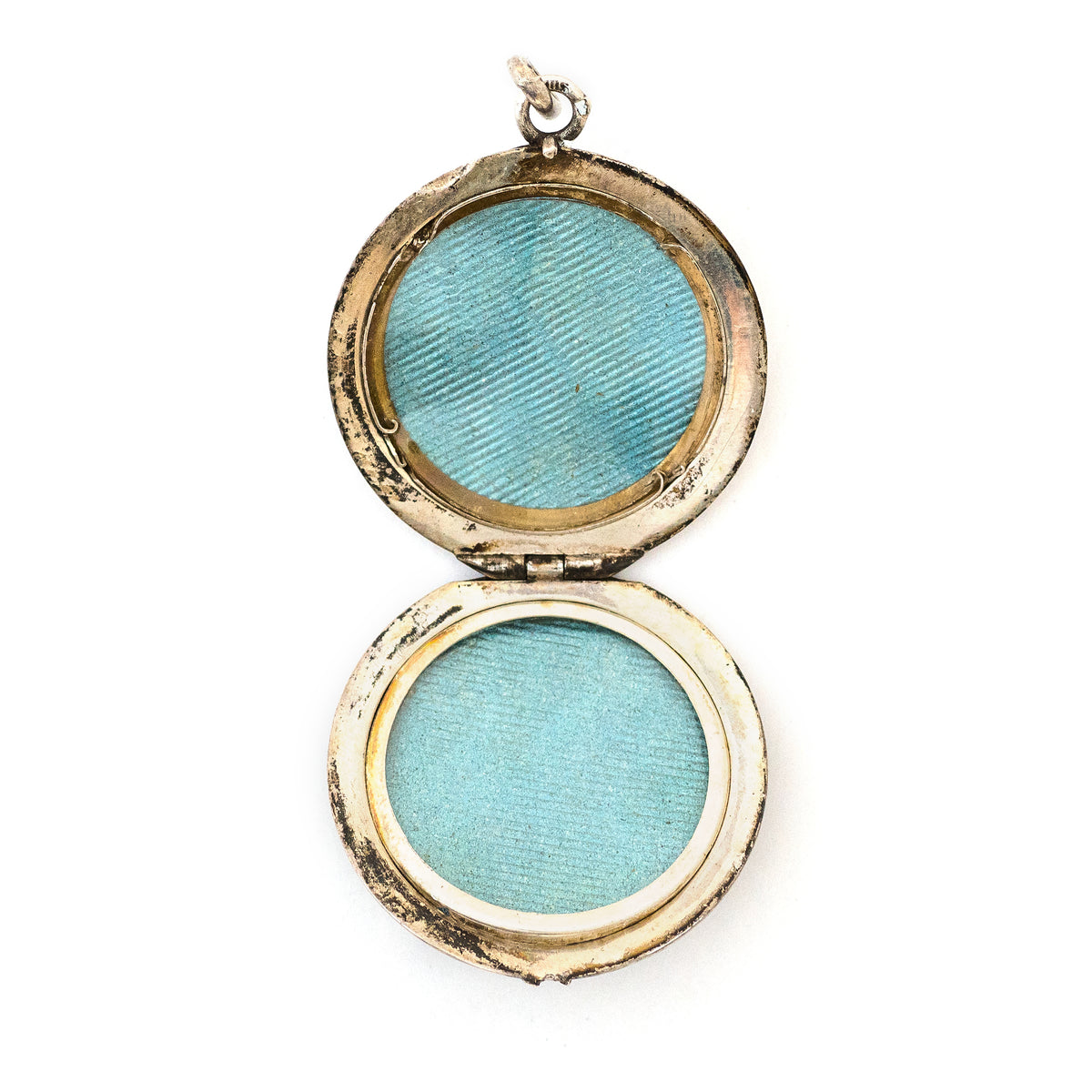 Rose Wreath Niello Locket